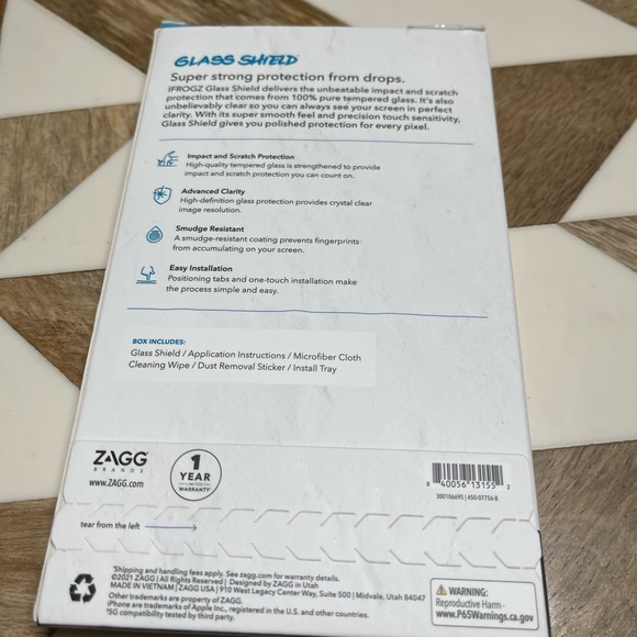 GlassShield for iPhone12/12Pro NWOT - Picture 2 of 2